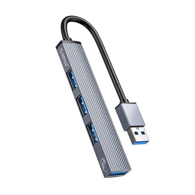 ORICO HUB AH-A13 USB-A > 1× USB 3.0 + 3× USB 2.0, sivi